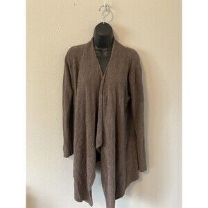 Barefoot Dreams Cardigan Size S/M Bamboo Chic Lite Calypso Wrap Style 436 Brown